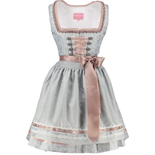 Krüger Dirndl Damen Dirndl 415165 grau 38 von Krüger Dirndl