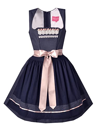 Krüger Dirndl Mini Marina dunkelblau, Gr. 32 von Krüger