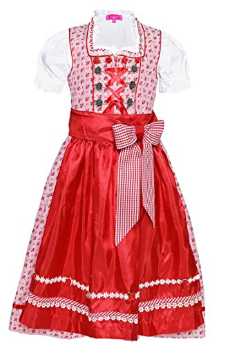 Krüger Kinderdirndl 41821 009 rot (122) von Krüger