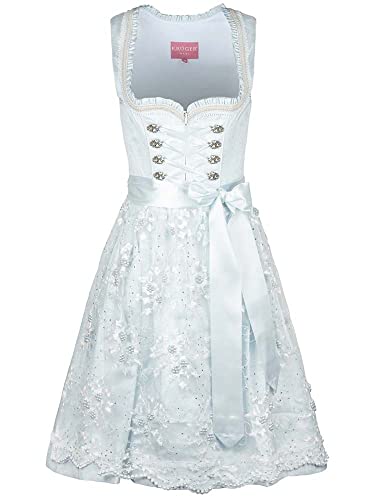 Krüger Dirndl GmbH Dirndl Sunny (60cm) hellblau - 36 von Krüger