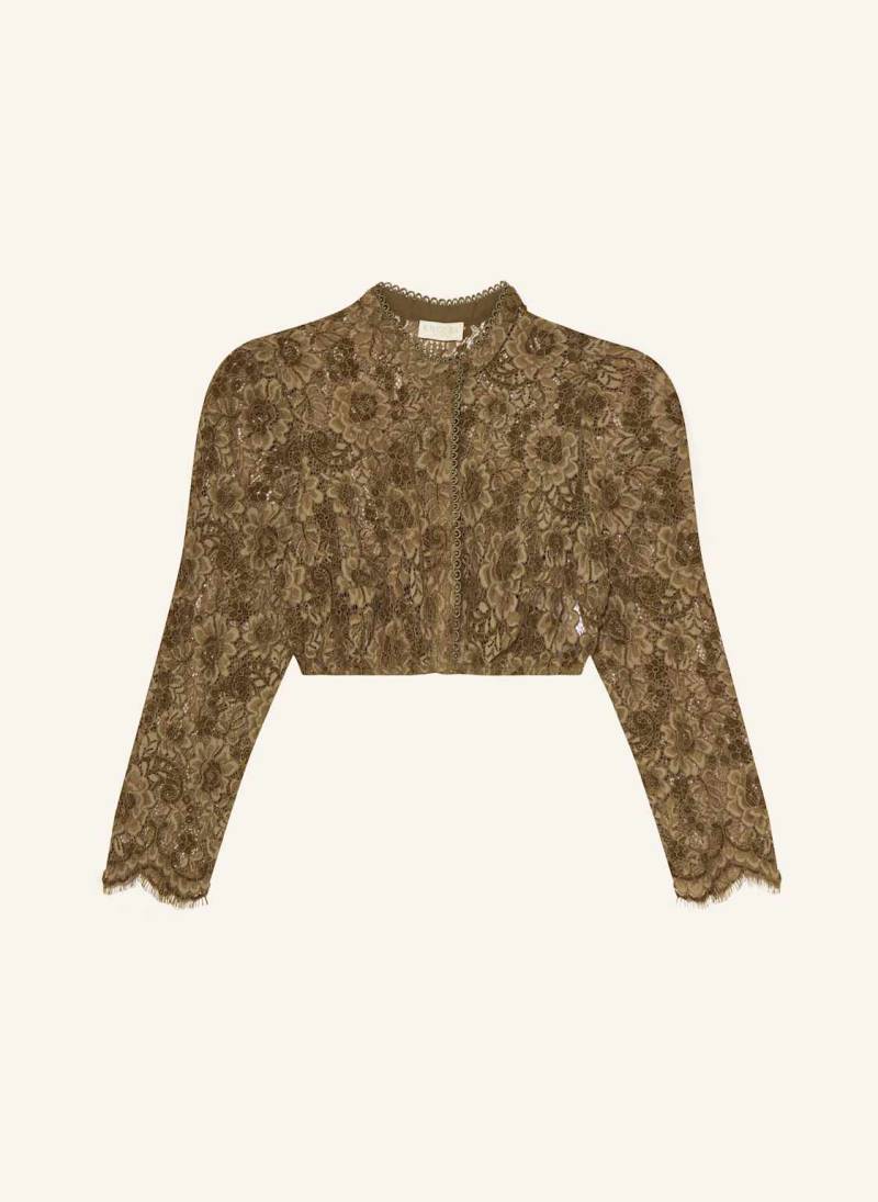 Krüger Dirndlbluse Sunna Aus Spitze Mit 3/4-Arm gruen von KRÜGER