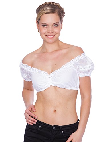 Krüger Dirndlbluse White Glitter (30, weiss) von Krüger