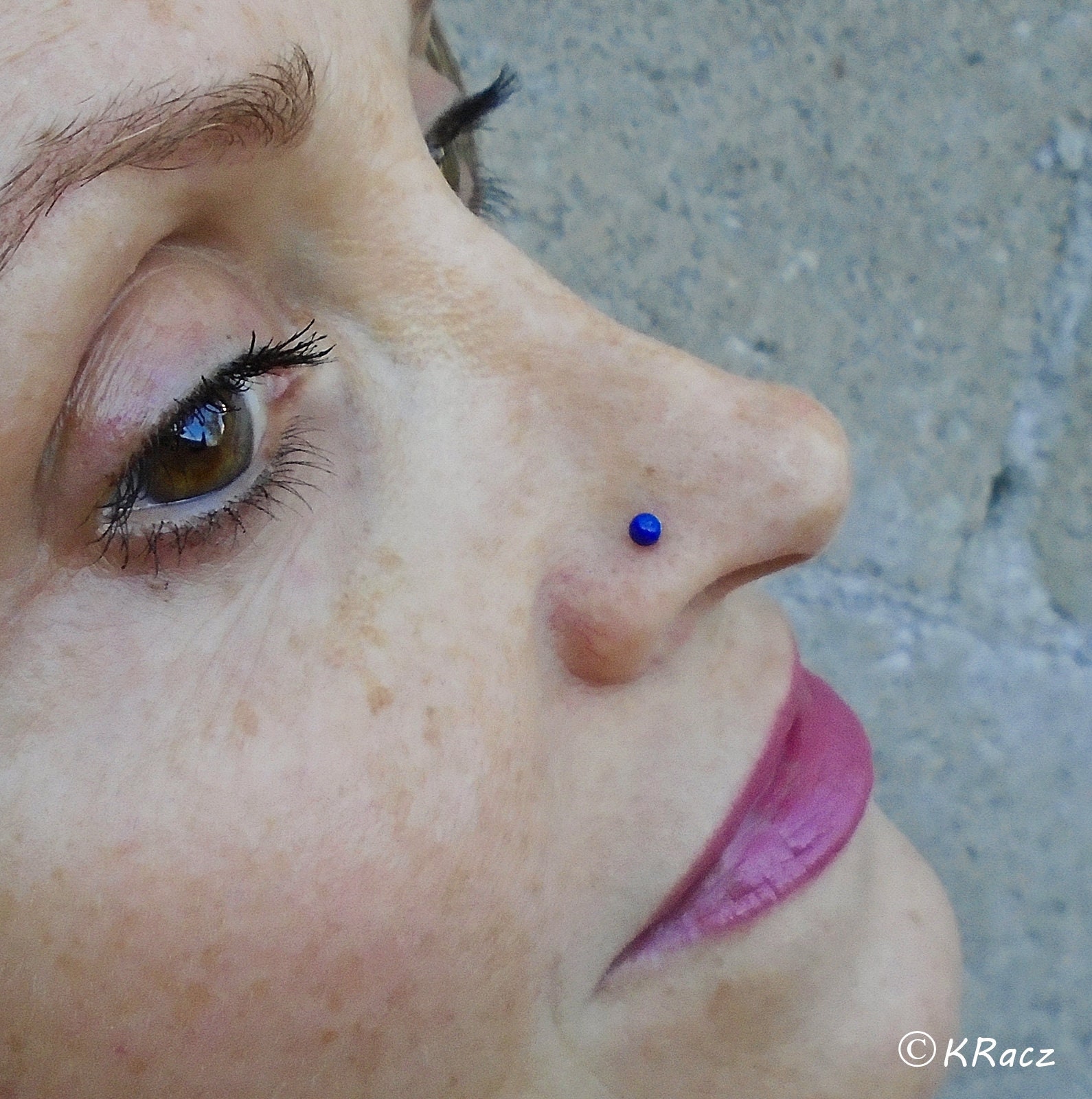 Lapis Lazuli Nasenstecker Sterling Silber Nasenring, 3 Mm Stein Lapis Lazuli Nasenstecker Sterling Silber Nasenring, 3 Mm Stein von KRaczJewelry