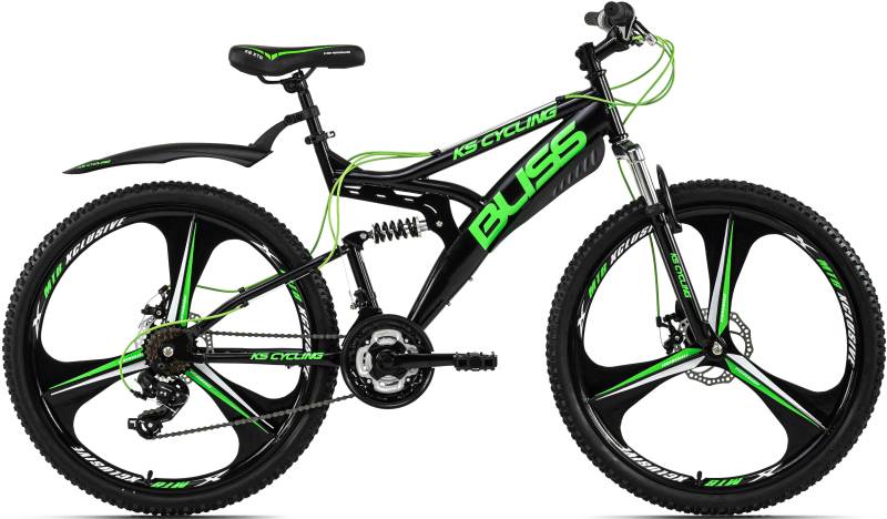 KS Cycling Mountainbike "Bliss" 21 Gang Shimano Tourney Schaltwerk Kettenschaltung für Herren, Kettenschaltung von KS Cycling