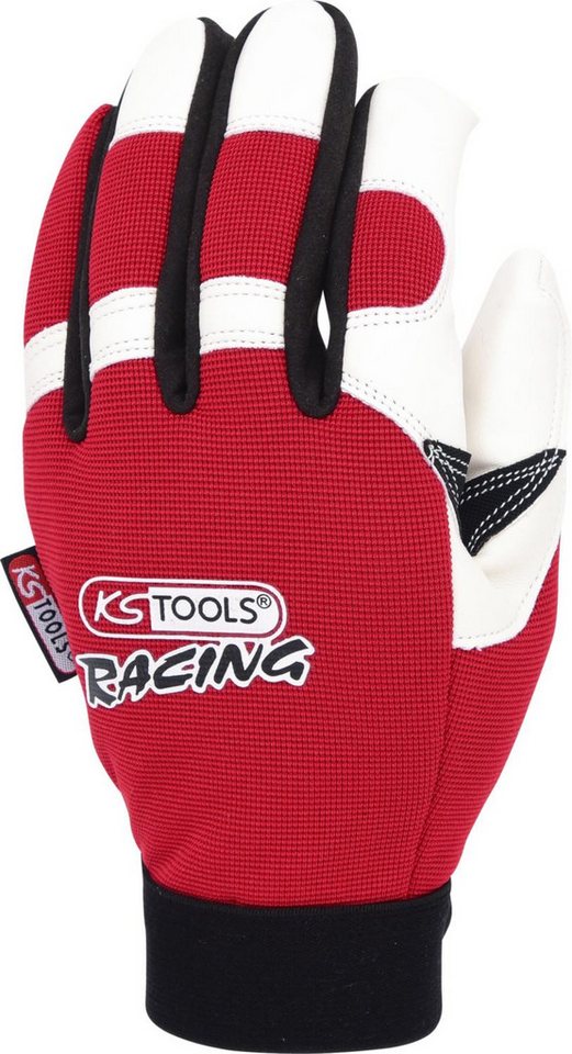 KS Tools Arbeitshandschuhe Leder-Mechaniker-Handschuh, Vibrationsgedämmt, 9 von KS Tools