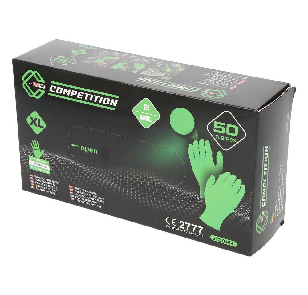 KS Tools Einweghandschuhe KS Tools 512.0464 50 St. Nitril Einweghandschuh Größe (Handschuhe): X von KS Tools