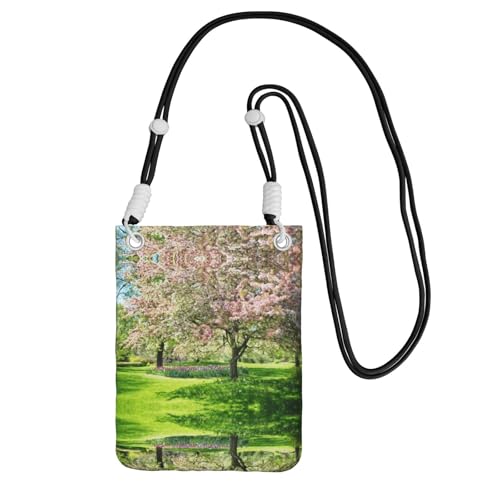 KSANNNS Die kompakte und leichte Kuriertasche mit rosa Blumen auf dem Baum ist geeignet für tägliche Reisen, Pendeln und Einkaufen, Schwarz , Einheitsgröße KSANNNS Die kompakte und leichte Kuriertasche mit rosa Blumen auf dem Baum ist geeignet für tägliche Reisen, Pendeln und Einkaufen, Schwarz , Einheitsgröße von KSANNNS