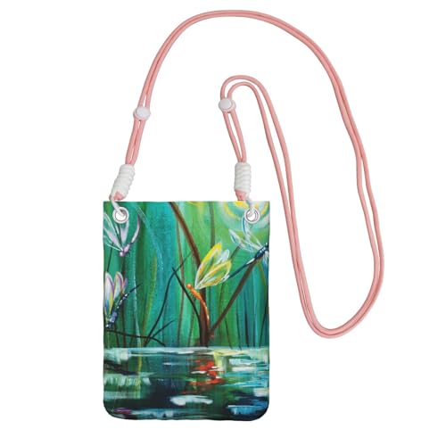 KSANNNS Die kompakte und leichte bedruckte Kuriertasche ist geeignet für tägliche Reisen, Pendeln und Einkaufen, rose, Einheitsgröße von KSANNNS