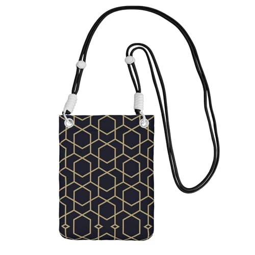KSANNNS Geometrische Linien, kompakte und leichte bedruckte Kuriertasche ist geeignet für tägliche Reisen, Pendeln und Einkaufen, Schwarz , Einheitsgröße KSANNNS Geometrische Linien, kompakte und leichte bedruckte Kuriertasche ist geeignet für tägliche Reisen, Pendeln und Einkaufen, Schwarz , Einheitsgröße von KSANNNS