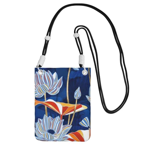 KSANNNS Kompakte und leichte Kuriertasche mit botanischem Blumenmuster, geeignet für tägliche Reisen, Pendeln und Einkaufen, Schwarz , Einheitsgröße KSANNNS Kompakte und leichte Kuriertasche mit botanischem Blumenmuster, geeignet für tägliche Reisen, Pendeln und Einkaufen, Schwarz , Einheitsgröße von KSANNNS