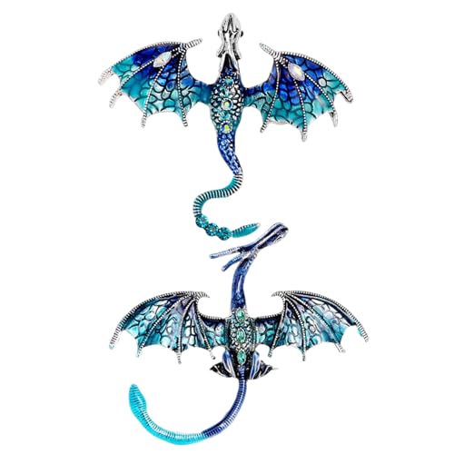 KSBBHDS 2 Stücke Metallbrosche, Langdie -Öl -Cartoon -Form, Kreative Persönlichkeit, Exquisite Modestifte, Retro -Accessoires Für Männer Und Frauenkleidung. von KSBBHDS