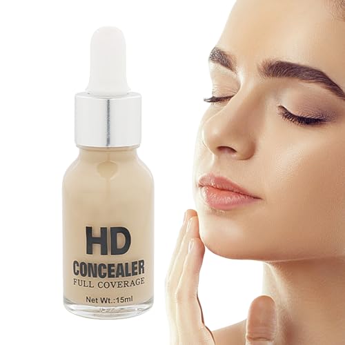 Flüssige Grundierung | Schweißresistente Concealer-Grundierung für ein natürliches Aussehen,Tägliches Make-up für Frauen zum Arbeiten, Reisen, Dating, Zuhause, Zusammenkommen, Einkaufen Kshsaa von KSHSAA