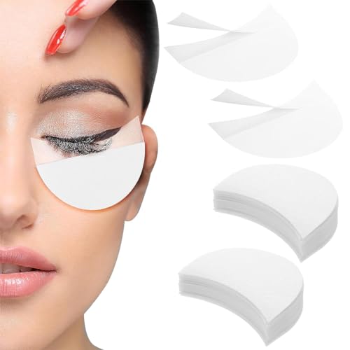 KSJEHW Lidschatten Protector Pads, 100 Stück Lidschattenschild, Patches Lidschatten Schablonen, für Make-up Verwenden, zur Verhinderung von Wimpernverlängerung, Tönung von KSJEHW