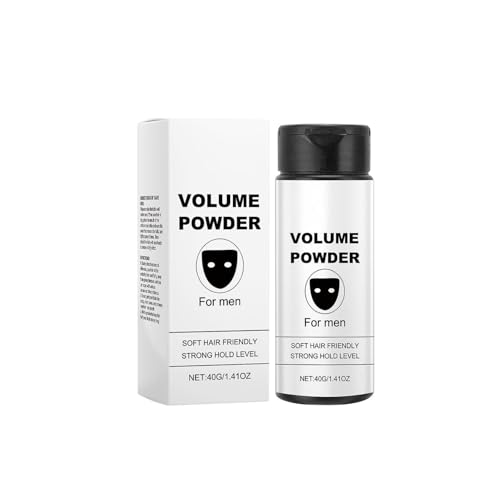Texturpuder für Männer, Haarpuder Männer, Leicht Aufzutragen, Rein Natürliche Inhaltsstoffe, Haarstyling Pulver mit Textur, Verleiht Sofort Volumen, Starker Halt, Haarpuder für Männer (1Stück) von KSKAN