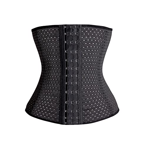 KSKshape Damen Tailenmieder Figurformer Training Unterbrust Korsett Cincher,Black-11 inches,L von KSKshape