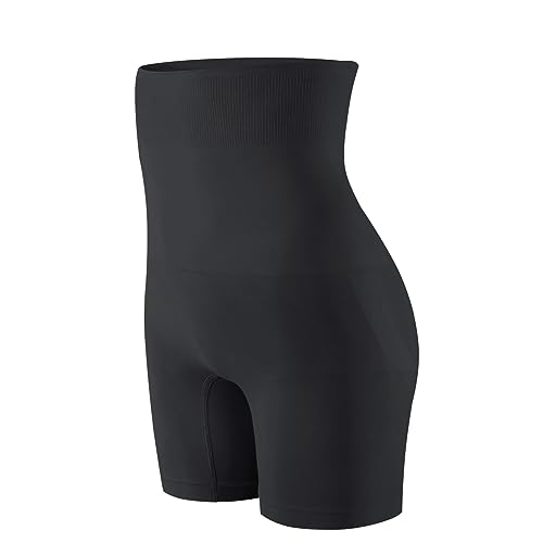 KSKshape Shapewear Damen Bauchweg Hohe Taille Figurformend Miederhose Miederpants,Schwarz-Silikon,M/L von KSKshape