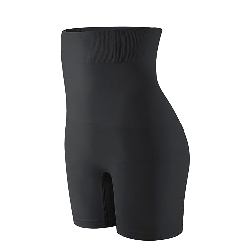 KSKshape Shapewear Damen Bauchweg Hohe Taille Figurformend Miederhose Miederpants,Schwarz-Stahlknochen,M/L von KSKshape