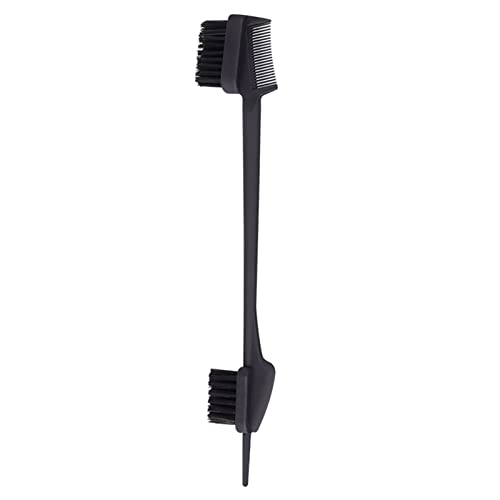 Professioneller Kantenbürstenkamm, doppelseitig, 7,6 cm, 1 Bürste, passend für Baby-Salon, Haarstyling-Bürsten, Beauty-Werkzeuge, Bürstenkamm-Set für Frauen, Augenbrauen Entwirrer, Trimmer, Schere, von KSTZGTA