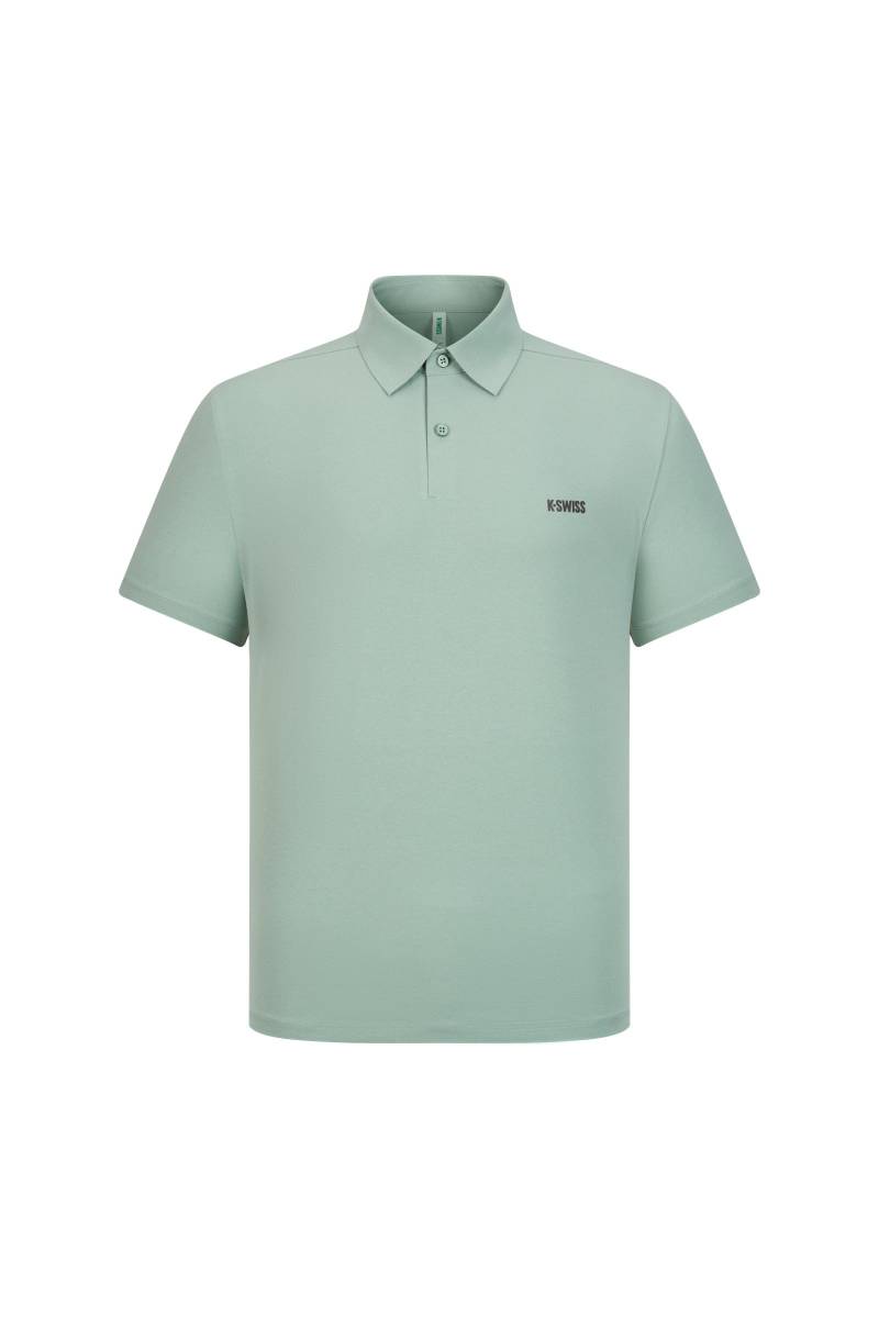 K-SWISS MENS A1 MEN'S UPF50+ SWEAT ABSORB QUICK-DRY POLO SHIRT GREEN von KSWISS-EU