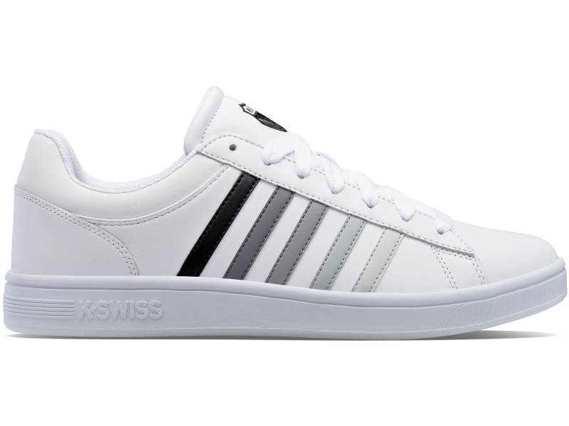 K-SWISS MENS COURT WINSTON WHITE/BLACK GRADIENT von KSWISS-EU