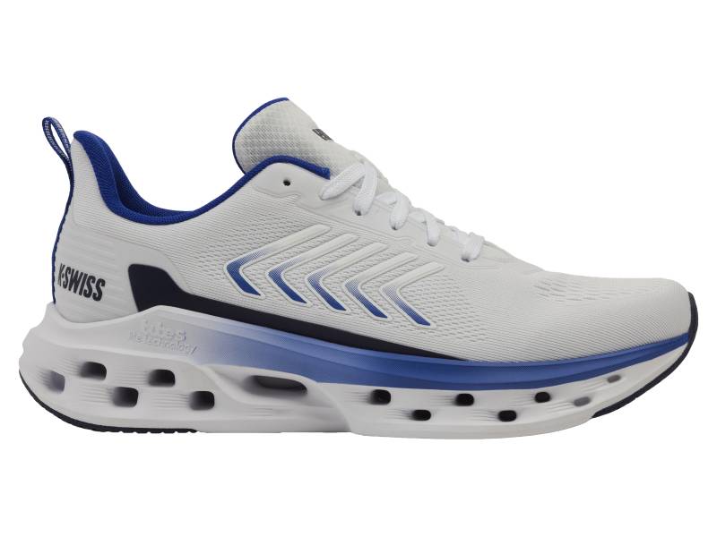 K-SWISS MENS MELROSE TUBES LITE WHITE/SURF THE WEB/NAVAL ACADEMY von KSWISS-EU