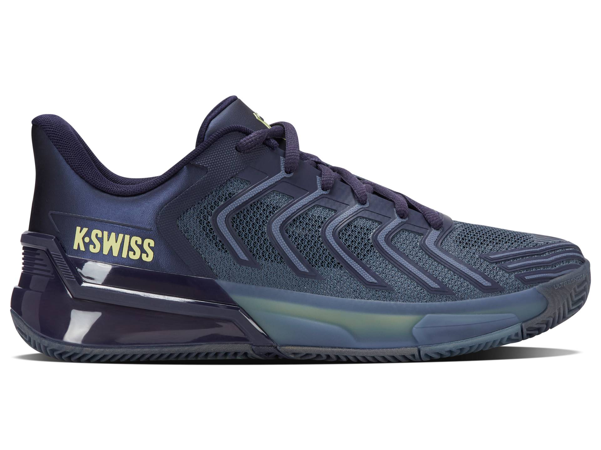K-SWISS MENS ULTRASHOT 4 CLAY VINTAGE INDIGO/NAVAL ACADEMY/LUMINARY GREEN von KSWISS-EU