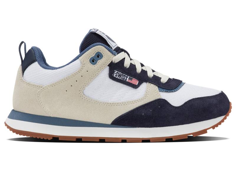 K-SWISS MENS VISTA RUNNER T WHITE/NAVAL ACADEMY/LIGHT GRAY/GUM von KSWISS-EU