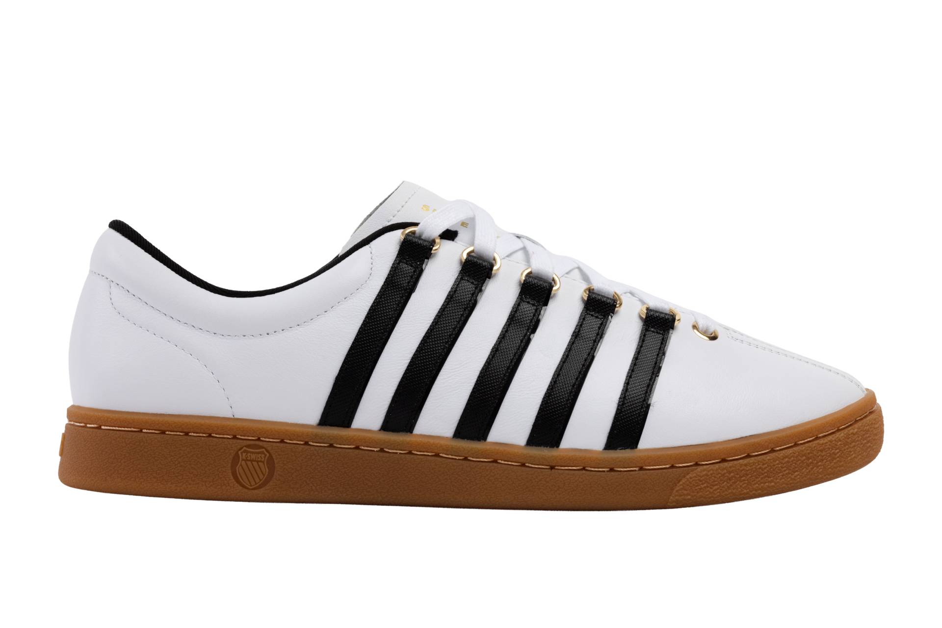 K-SWISS UNISEX KSRC CLASSIC 66 NXT WHITE/BLACK/GUM/GOLD von KSWISS-EU