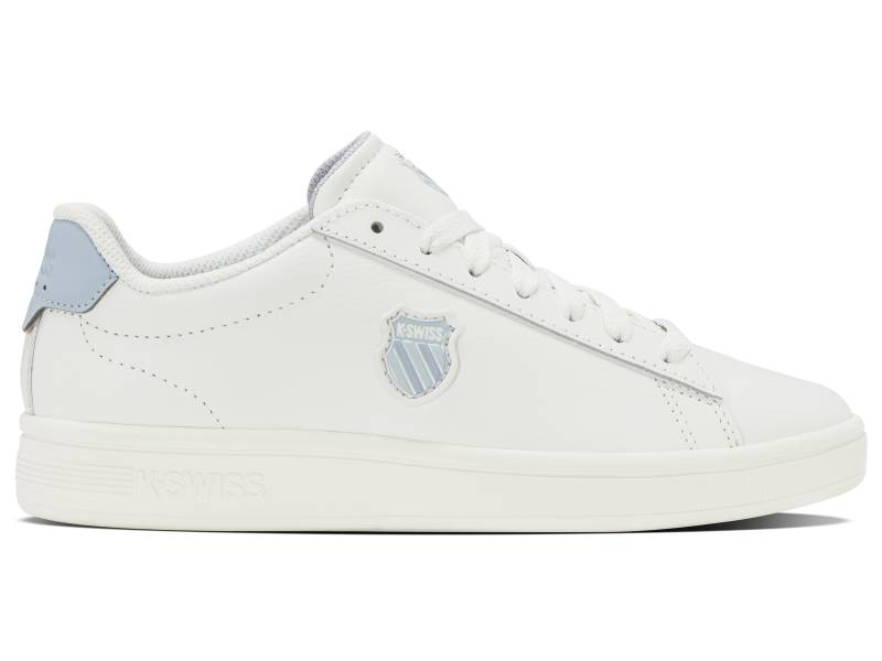 K-SWISS WOMENS COURT SHIELD II BLANC DE BLANC/PLEIN AIR/GRAY DOWN von KSWISS-EU