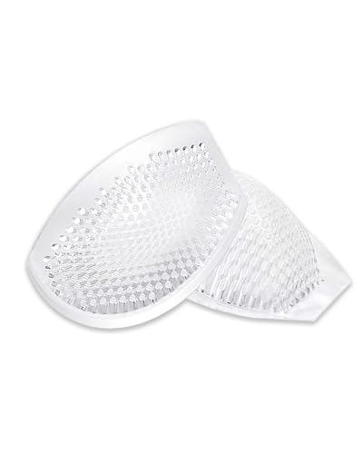 KSang Atmungsaktive Silikon-BH-Einsätze, wasserdicht, wiederverwendbar, Push-Up-Einsätze für Badeanzüge, transparente Gel-Brustvergrößerung für A/B-Körbchen, Transparent, Mittel KSang Atmungsaktive Silikon-BH-Einsätze, wasserdicht, wiederverwendbar, Push-Up-Einsätze für Badeanzüge, transparente Gel-Brustvergrößerung für A/B-Körbchen, Transparent, Mittel von KSang