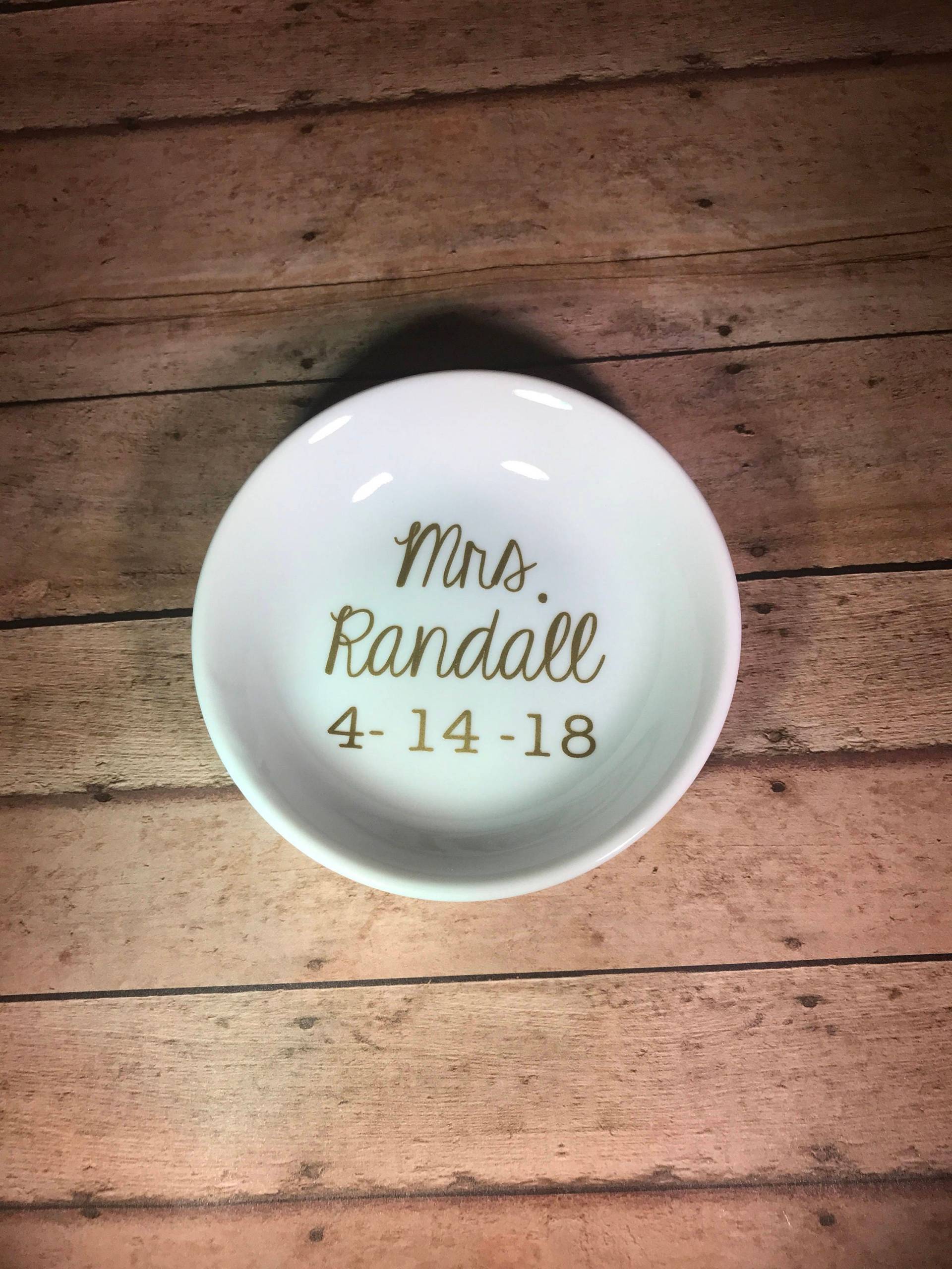 Mrs. Ring Dish, Personalisierter Gold Custom Schmuck Geschenke Für Sie, Future Dish Mrs. Ring Dish, Personalisierter Gold Custom Schmuck Geschenke Für Sie, Future Dish von KSmithBoutique