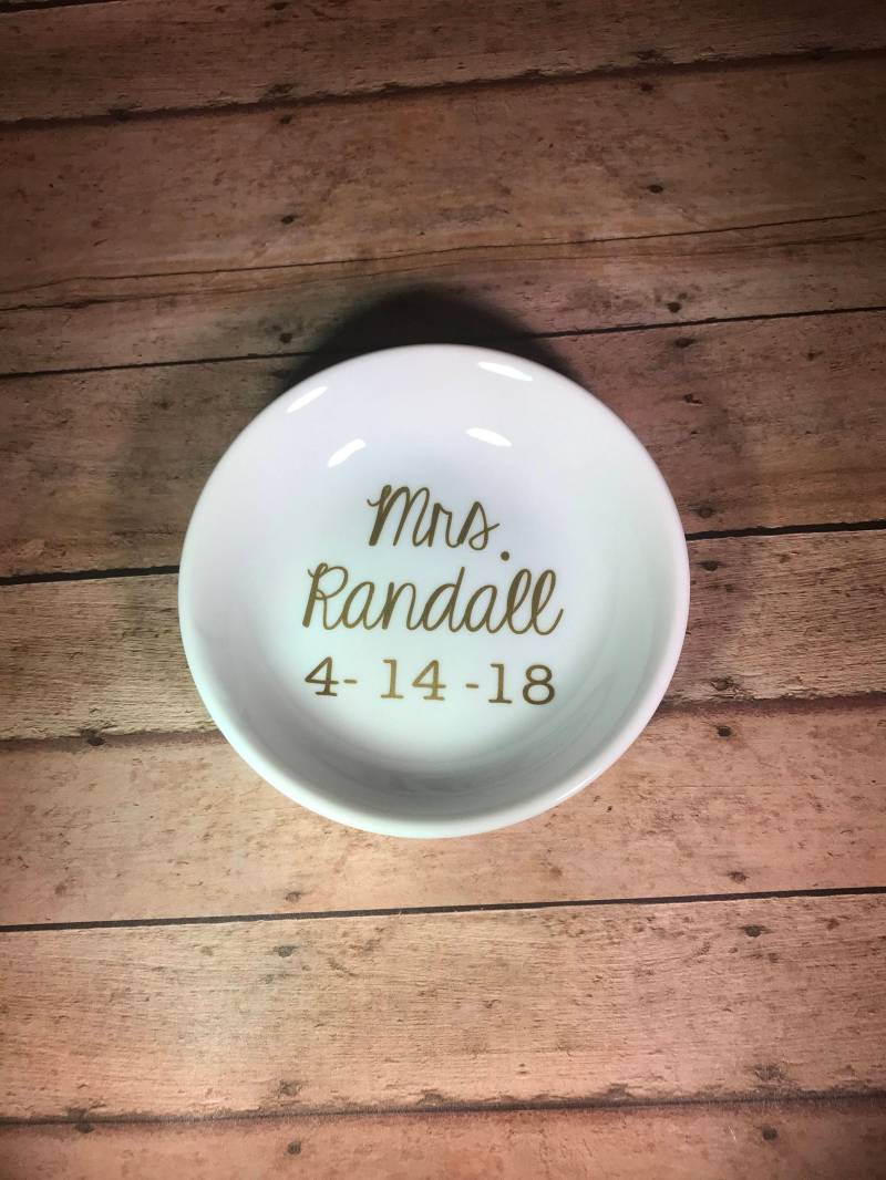 Mrs. Ring Dish, Personalisierter Gold Custom Schmuck Geschenke Für Sie, Future Dish Mrs. Ring Dish, Personalisierter Gold Custom Schmuck Geschenke Für Sie, Future Dish von KSmithBoutique