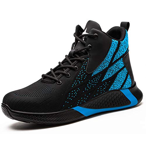 KTDYG Sicherheitsschuhe Herren Arbeitsschuhe Damen S3 Leicht Stahlkappe Sicherheitsstiefel Schutzschuhe 36-46 von KTDYG