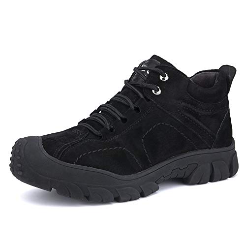 KTDYG Winter Arbeitsschuhe Herren Damen Warm Gefüttert Sicherheitsschuhe Leder Wasserdicht Stahlkappe S3 Schutzschuhe rutschfest Arbeitsstiefel Sicherheitsstiefel 36-48 von KTDYG
