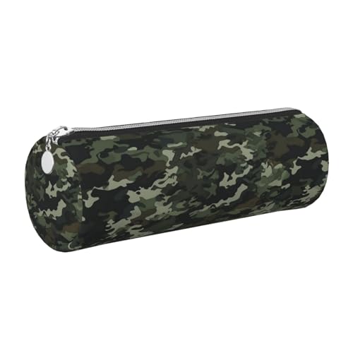 KTHSNSKL Federmäppchen aus Leder mit Reißverschluss, ästhetischer Stifthalter, Camouflage-Federmäppchen für Damen und Herren, handgefertigt, multifunktional, Reise-Kosmetiktasche für Arbeit, Büro KTHSNSKL Federmäppchen aus Leder mit Reißverschluss, ästhetischer Stifthalter, Camouflage-Federmäppchen für Damen und Herren, handgefertigt, multifunktional, Reise-Kosmetiktasche für Arbeit, Büro von KTHSNSKL