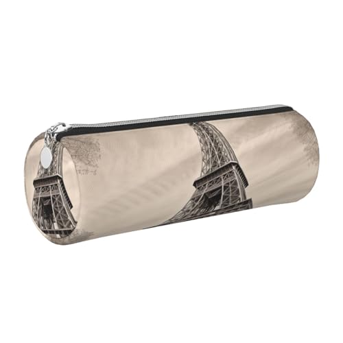 KTHSNSKL Federmäppchen aus Leder mit Reißverschluss, ästhetischer Stifthalter, Eiffelturm-Muster, Federmäppchen für Damen und Herren, handgefertigt, multifunktional, Reise-Kosmetiktasche für Arbeit KTHSNSKL Federmäppchen aus Leder mit Reißverschluss, ästhetischer Stifthalter, Eiffelturm-Muster, Federmäppchen für Damen und Herren, handgefertigt, multifunktional, Reise-Kosmetiktasche für Arbeit von KTHSNSKL