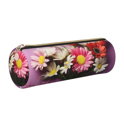KTHSNSKL Federmäppchen aus Leder mit Reißverschluss, ästhetischer Stifthalter, frische Blumen, Federmäppchen für Damen und Herren, handgefertigt, multifunktional, Reise-Kosmetiktasche für Arbeit, Büro KTHSNSKL Federmäppchen aus Leder mit Reißverschluss, ästhetischer Stifthalter, frische Blumen, Federmäppchen für Damen und Herren, handgefertigt, multifunktional, Reise-Kosmetiktasche für Arbeit, Büro von KTHSNSKL