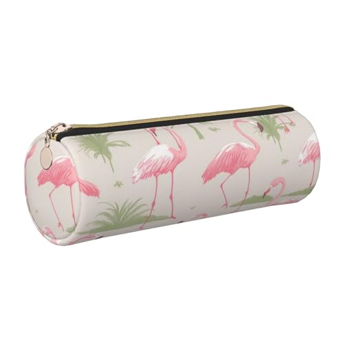 KTHSNSKL Federmäppchen aus Leder mit Reißverschluss, ästhetischer Stifthalter, rosa Flamingos, Federmäppchen für Damen und Herren, handgefertigt, multifunktional, Reise-Kosmetiktasche für Arbeit, Büro KTHSNSKL Federmäppchen aus Leder mit Reißverschluss, ästhetischer Stifthalter, rosa Flamingos, Federmäppchen für Damen und Herren, handgefertigt, multifunktional, Reise-Kosmetiktasche für Arbeit, Büro von KTHSNSKL