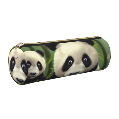 KTHSNSKL Leder-Federmäppchen mit Reißverschluss, ästhetischer Stifthalter, niedlicher Panda-Federmäppchen für Damen und Herren, handgefertigt, multifunktional, Reise-Kosmetiktasche für Arbeit, Büro KTHSNSKL Leder-Federmäppchen mit Reißverschluss, ästhetischer Stifthalter, niedlicher Panda-Federmäppchen für Damen und Herren, handgefertigt, multifunktional, Reise-Kosmetiktasche für Arbeit, Büro von KTHSNSKL