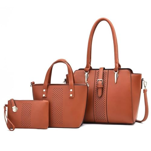 KTLCNDF 3-in-1-Set For Professionelle Damentaschen – Luxuriöse Arbeitstasche + Wandelbare Umhängetasche Mit Geldbörse Und Wasserdichtem Organizer(#3) von KTLCNDF