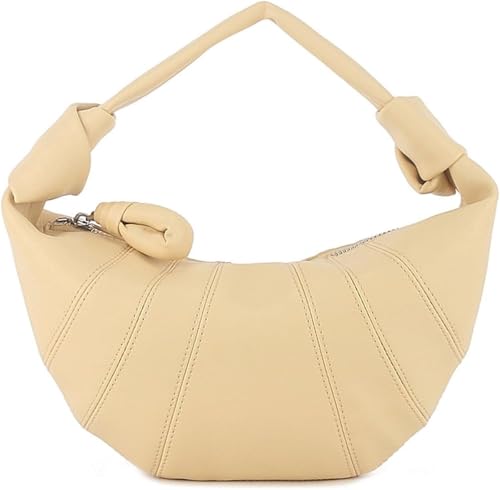 KTLCNDF Croissant-Umhängetasche Aus Veganem Leder – Wandelbares 3-in-1-Knödel-Design Mit Verstellbarem Riemen Und Diebstahlsicherem Reißverschluss – Multi-Way-Crossbody(#1) von KTLCNDF