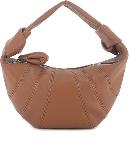 KTLCNDF Croissant-Umhängetasche Aus Veganem Leder – Wandelbares 3-in-1-Knödel-Design Mit Verstellbarem Riemen Und Diebstahlsicherem Reißverschluss – Multi-Way-Crossbody(#2) von KTLCNDF