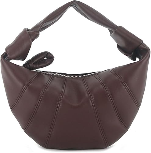 KTLCNDF Croissant-Umhängetasche Aus Veganem Leder – Wandelbares 3-in-1-Knödel-Design Mit Verstellbarem Riemen Und Diebstahlsicherem Reißverschluss – Multi-Way-Crossbody(#5) von KTLCNDF