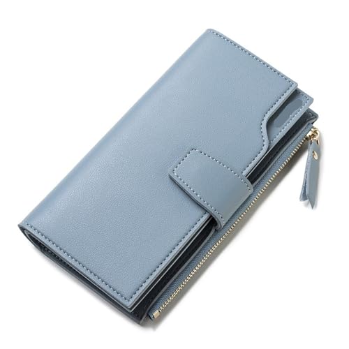 KTLCNDF Dreifach Faltbare Geldbörse mit Reißverschluss for Damen – Schlanker Organizer mit großem Fassungsvermögen und sicherem Verschluss(#3) von KTLCNDF