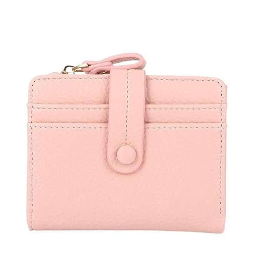 KTLCNDF Kompakte strukturierte Damenbrieftasche mit Münzfach – Organizer for mehrere Karten in klassischen Farben(#1) von KTLCNDF