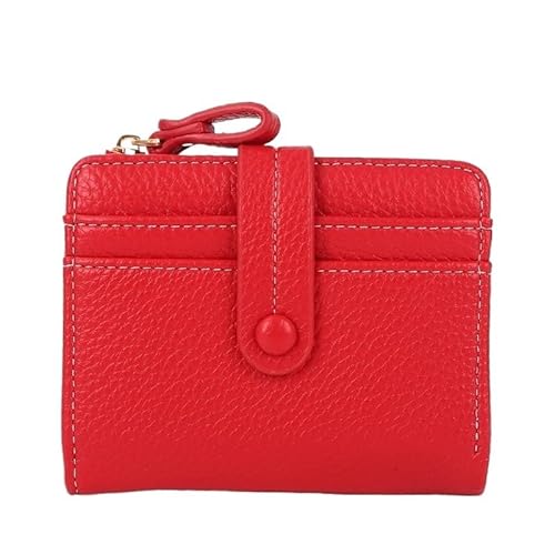 KTLCNDF Kompakte strukturierte Damenbrieftasche mit Münzfach – Organizer for mehrere Karten in klassischen Farben(#3) von KTLCNDF