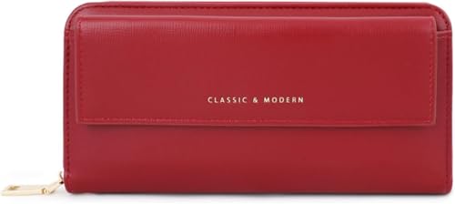 KTLCNDF Robuste Damenbrieftasche Aus Echtem Leder – Geräumiger Multifunktionaler Organizer Mit Über 10 Kartenfächern, Zeitlose Mini-Geldbörse(#3) von KTLCNDF