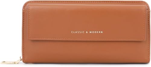 KTLCNDF Robuste Damenbrieftasche Aus Echtem Leder – Geräumiger Multifunktionaler Organizer Mit Über 10 Kartenfächern, Zeitlose Mini-Geldbörse(#4) von KTLCNDF