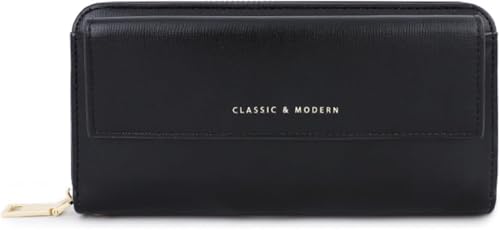 KTLCNDF Robuste Damenbrieftasche Aus Echtem Leder – Geräumiger Multifunktionaler Organizer Mit Über 10 Kartenfächern, Zeitlose Mini-Geldbörse(#6) von KTLCNDF