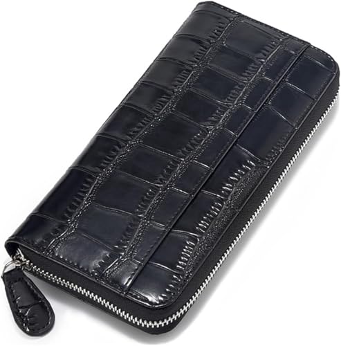 KTLCNDF Umweltfreundliche Clutch Aus Veganem Leder For Damen – Multifunktionaler Organizer Mit Rundum-Reißverschluss, Handytasche Und Mehr Als 12 Kartenfächern(#1) von KTLCNDF